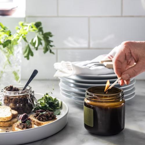 شمع لیوانی قهوه ای مدل PRAKTRONN