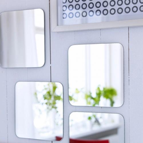 آینه مربع دیواری مدل SORLI