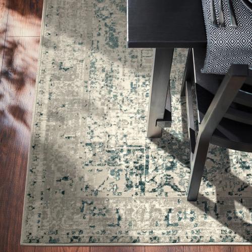 فرش ماشینی زمینه کرم مدل SKAFTERUP 