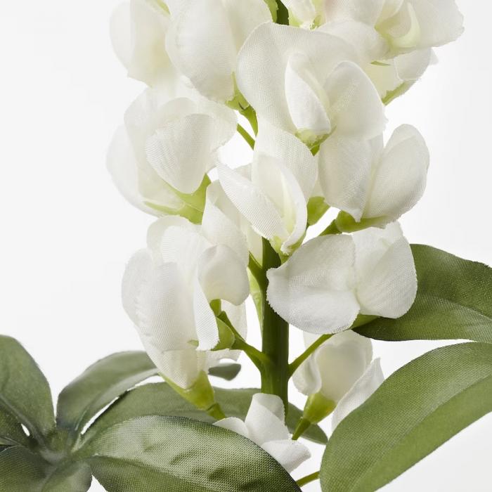 گل مصنوعی لوپین سفید مدل SMYCKA