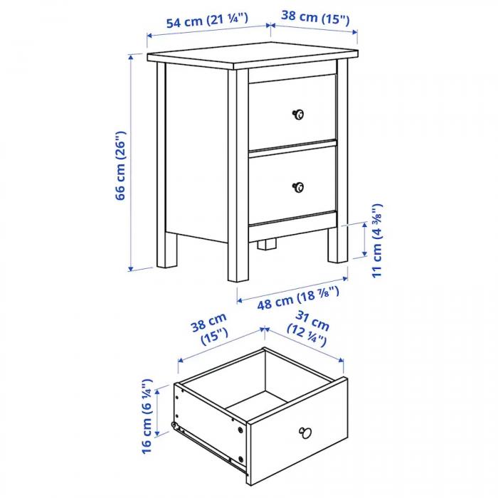 دراور ایکیا مدل HEMNES