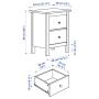 دراور ایکیا مدل HEMNES