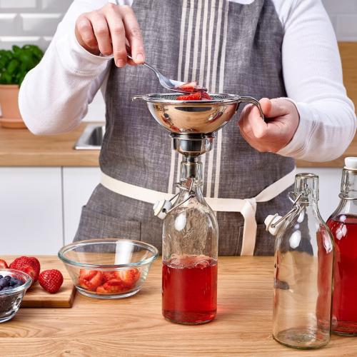 قیف فیلتر دار استیل مدل KORKEN 