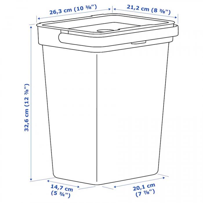 سطل زباله ایکیا مدل HALLBAR
