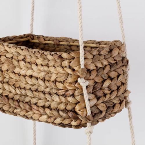 سبد آویز حصیری ایکیا مدل HEMMABOMS