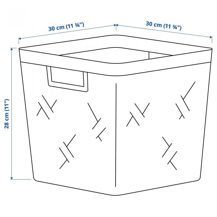 باکس مربع حصیری مدل VAXTHUS