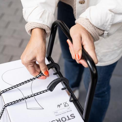 چرخ دستی مشکی مدل RULLEBOR