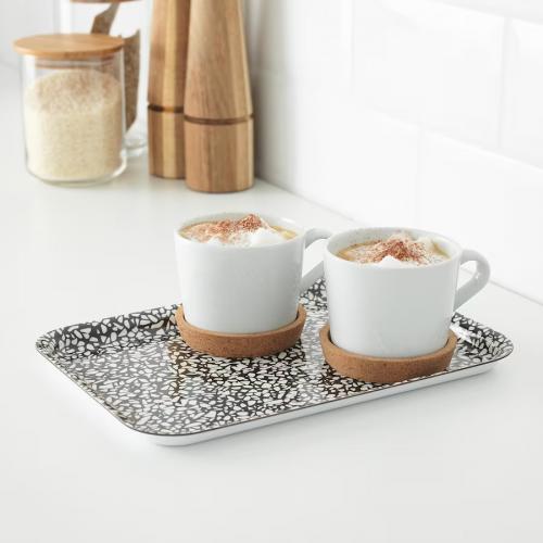 سینی مستطیل مشکی مدل VARKUL